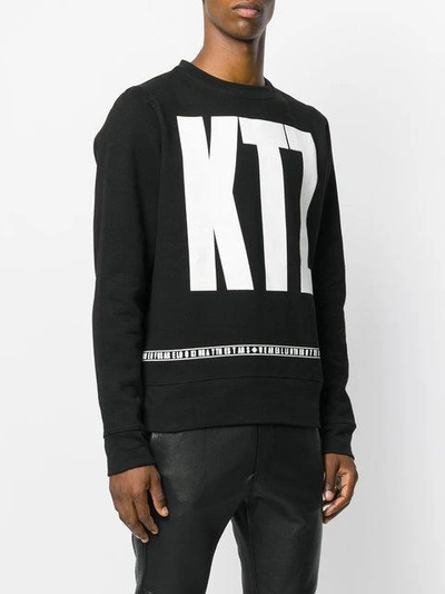 Shop Ktz Logo Sweatshirt In Black