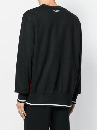 Shop Not Guilty Homme Cirqus Embroidered Sweatshirt - Black