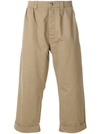 Shop Société Anonyme Winter Paul Cropped Trousers - Brown