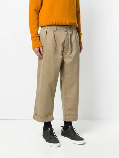 Shop Société Anonyme Winter Paul Cropped Trousers - Brown