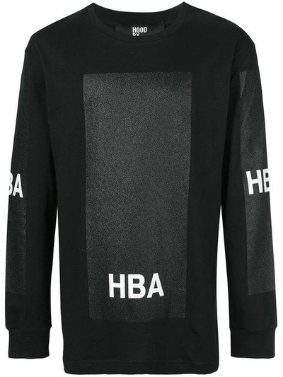 Shop Hood By Air Glitter Box Sweatshirt