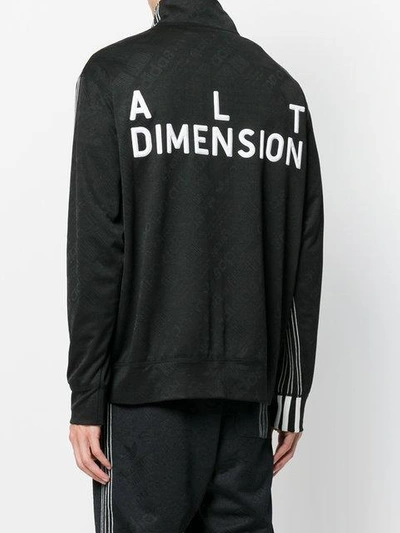 Shop Adidas Originals By Alexander Wang Zipped Jacket  In Black