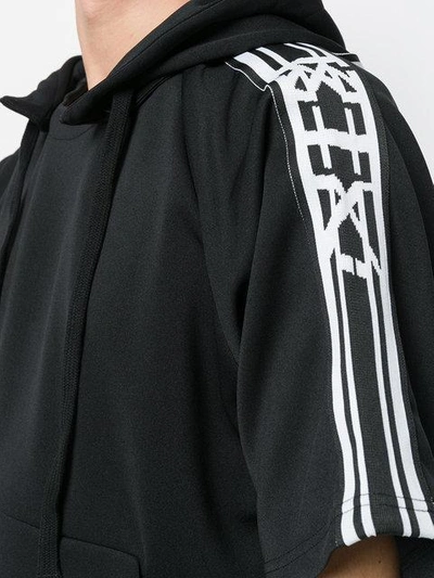 Shop Ktz Detachable Hoodie Sweatshirt In Black
