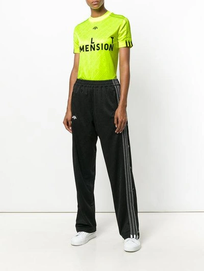 Shop Adidas Originals By Alexander Wang Soccer T In Yellow