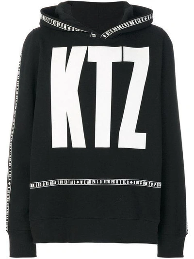 Shop Ktz Logo Hoodie - Black