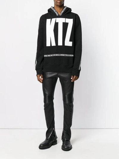 Shop Ktz Logo Hoodie - Black