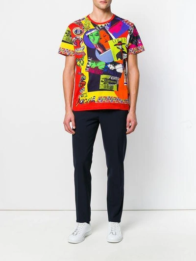 Vogue Print Tribute T-shirt In Multicolour