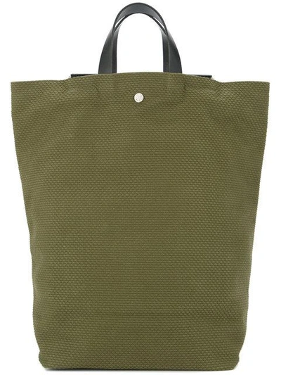 Shop Cabas Tote Backpack In Green