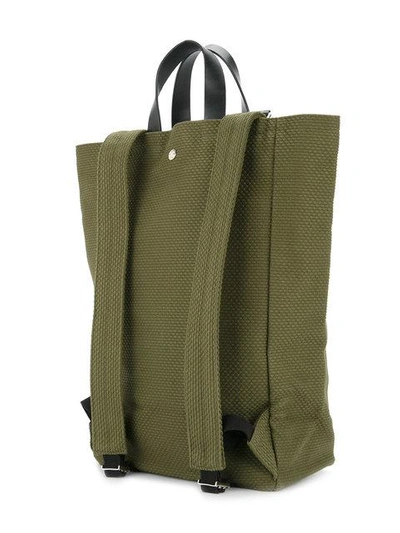 Shop Cabas Tote Backpack In Green