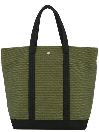 Shop Cabas Large Tote In Green