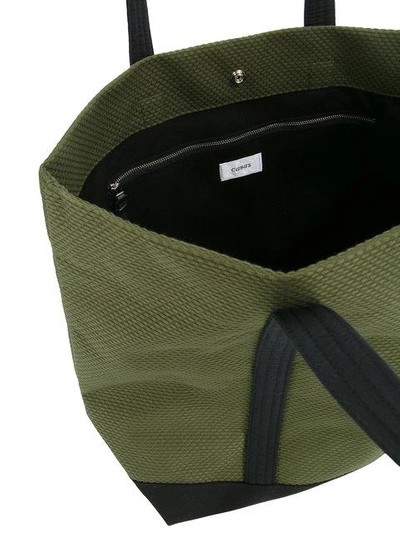 Shop Cabas Large Tote In Green