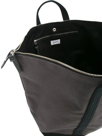Shop Cabas Large Bowler Bag In Grey