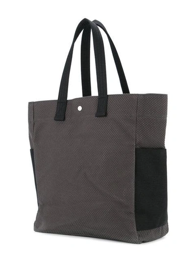 Shop Cabas Botanical Tote Bag In Grey