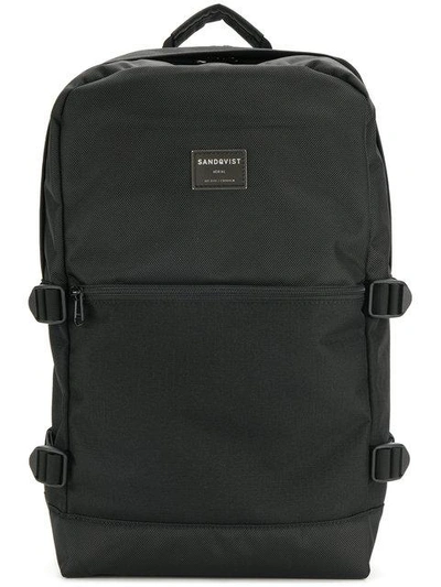 Shop Sandqvist Large Peter Backpack In Black