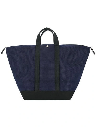 Shop Cabas Large Bowler Bag In Blue
