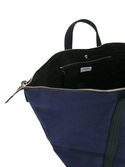 Shop Cabas Large Bowler Bag In Blue