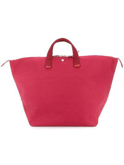 Shop Cabas Bowler Bag In Red