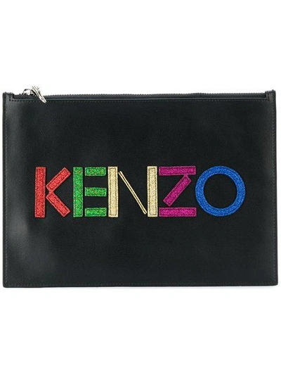 Shop Kenzo Christmas Logo Pouch