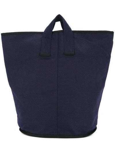 Shop Cabas Large Laundry Tote In Blue