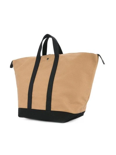 Shop Cabas Large Bowler Bag In Brown