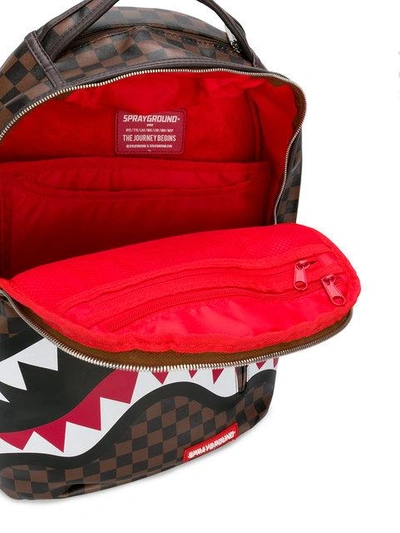 Shop Sprayground Shark Backpack In Brown
