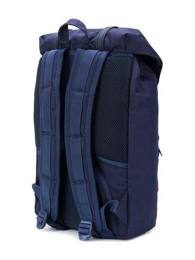 Shop Herschel Supply Co Adjustable Buckle Backpack In Blue