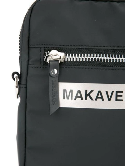 Shop Makavelic Ludus Box Logo Pouch Bag In Black