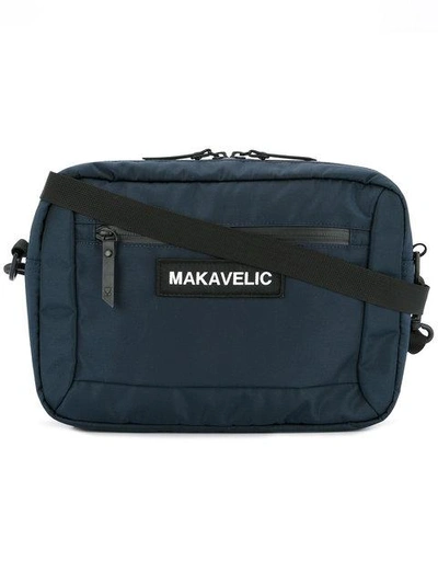 Shop Makavelic Trucks Bilayer Pouch Bag In Blue