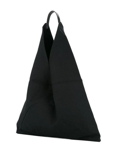 Shop Cabas Large Triangle Tote In Black