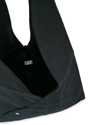 Shop Cabas Large Triangle Tote In Black