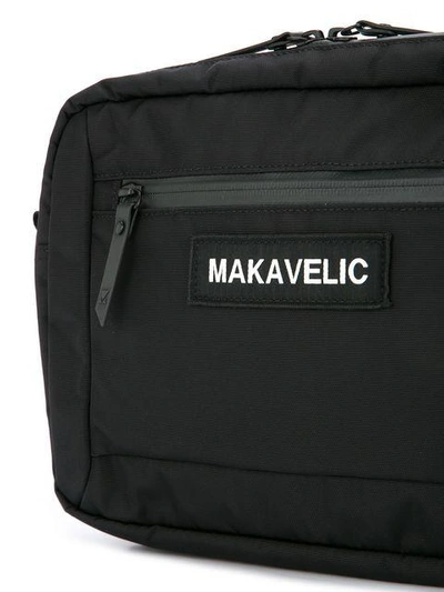 Shop Makavelic Trucks Bilayer Pouch Bag In Black