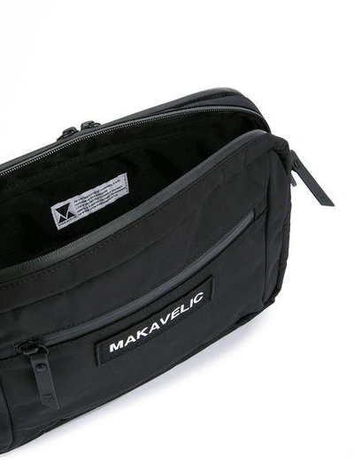 Shop Makavelic Trucks Bilayer Pouch Bag In Black