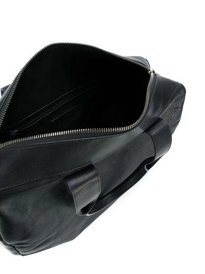 Shop Ann Demeulemeester Zipped Holdall In Black