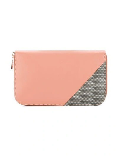 Shop K/a/r/t Panelled Wallet In Pink
