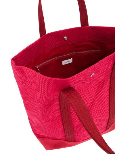 Shop Cabas Large Tote In Red