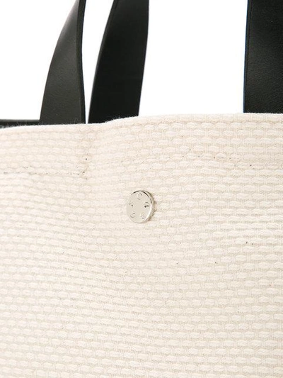 Shop Cabas Tote Style Backpack In White