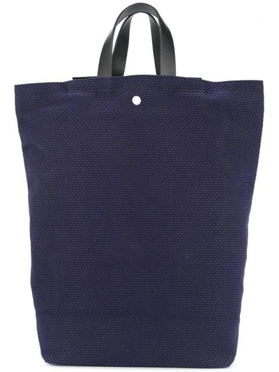 Shop Cabas Tote Backpack In Blue