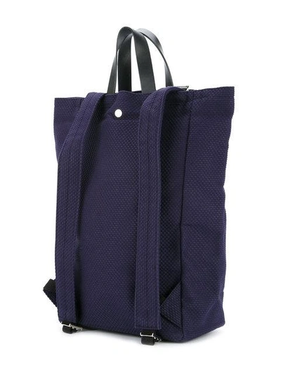 Shop Cabas Tote Backpack In Blue