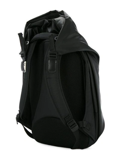 Shop Côte And Ciel Côte&ciel New Nile Obisian Backpack - Black