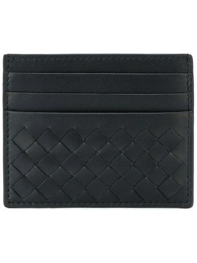 Shop Bottega Veneta Nero Intrecciato Card Case - Black