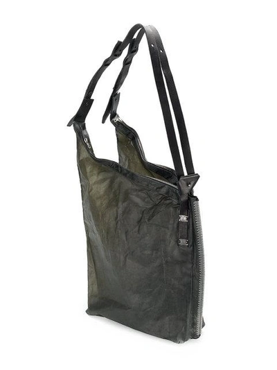 Shop Isaac Sellam Experience Oversized Messenger Bag - Black