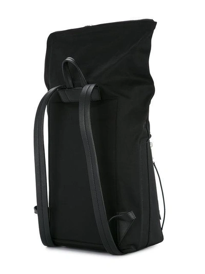 Shop Rick Owens Large Zip Around Backpack In Black