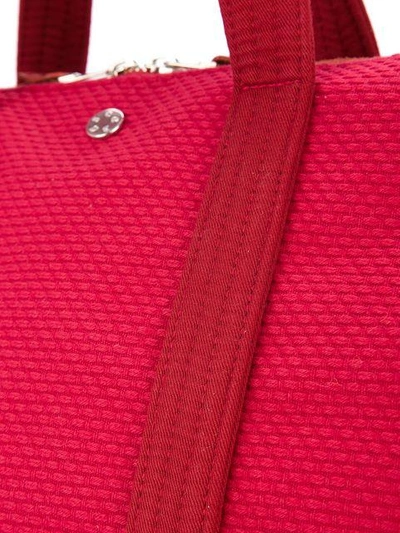 Cabas Large Bowler Bag In Red