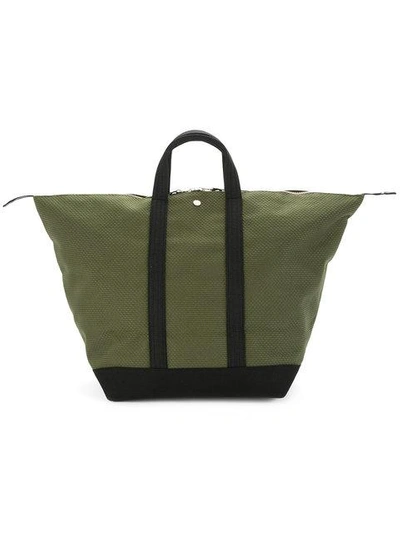 Shop Cabas Bowler Tote In Green