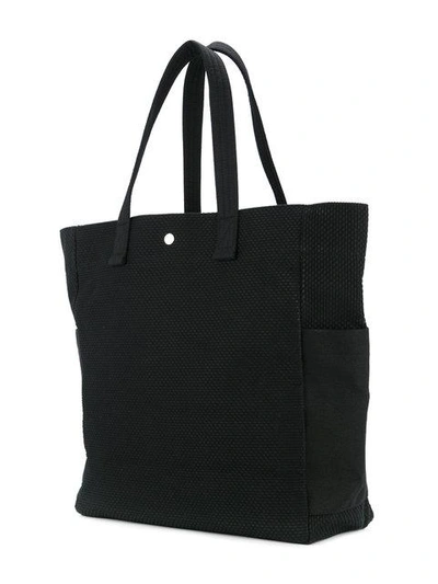 Shop Cabas Botanical Tote Bag In Black