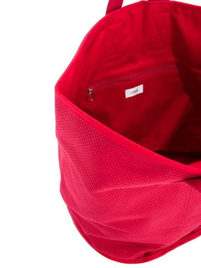 Shop Cabas Grosser 'laundry' Shopper In Red