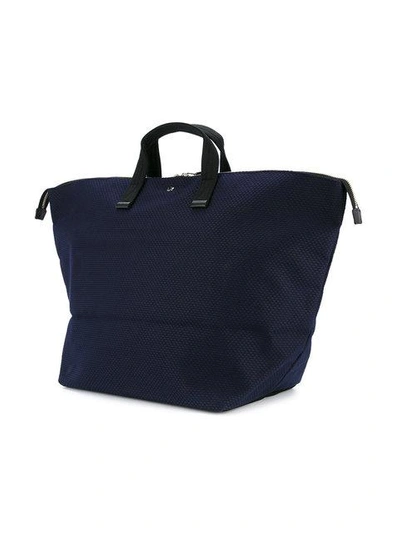 Shop Cabas Bowler Bag In Blue