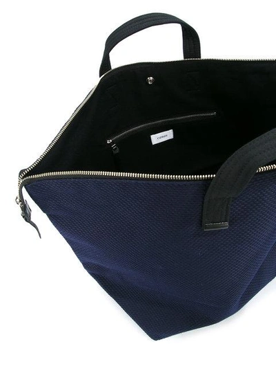Shop Cabas Bowler Bag In Blue