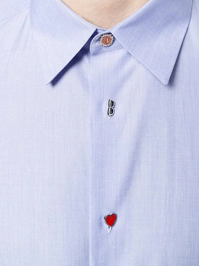 Shop Paul Smith Charm Button Long Sleeve Shirt