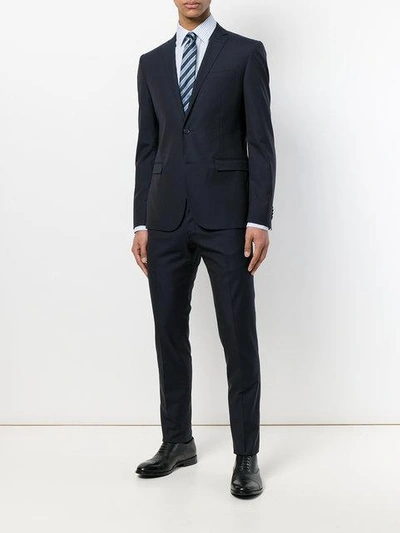 Shop Corneliani Two Piece Suit  - Farfetch In Blue